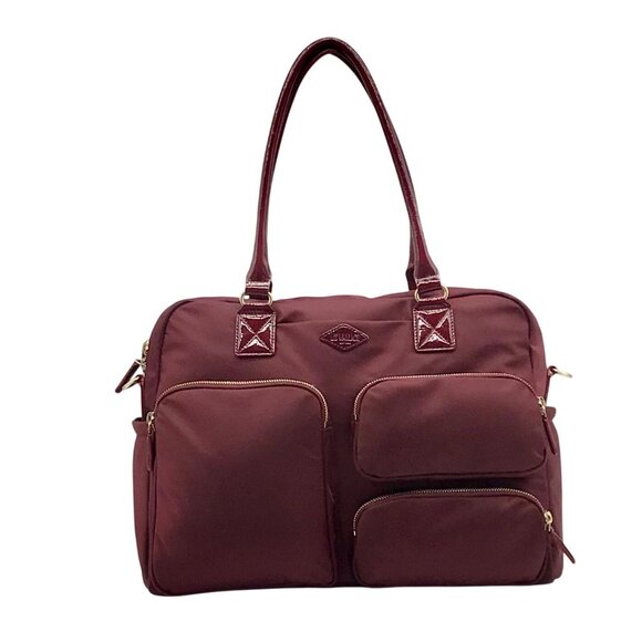 MZ Wallace Port Royal Air Nylon Gramercy Satchel Bag & Matching Wallet - Picture 1 of 11